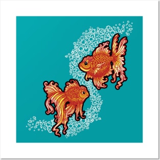 Goldfish Posters and Art